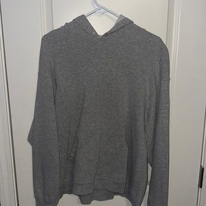 Fruit of the loom gray hoodie. Size large.